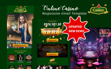 OnlineCasino - Responsive Email Newsletter Template