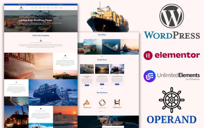 Operand - Tema WordPress Halaman Arahan Pengoperasian & Penyewaan