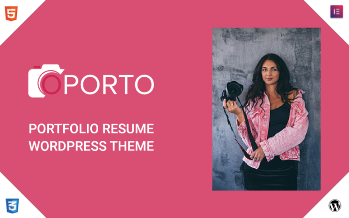 oPorto - Tema WordPress Resume Portofolio Pribadi Responsif