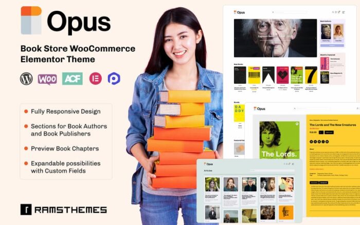 OPUS - Tema WooCommerce Toko Buku