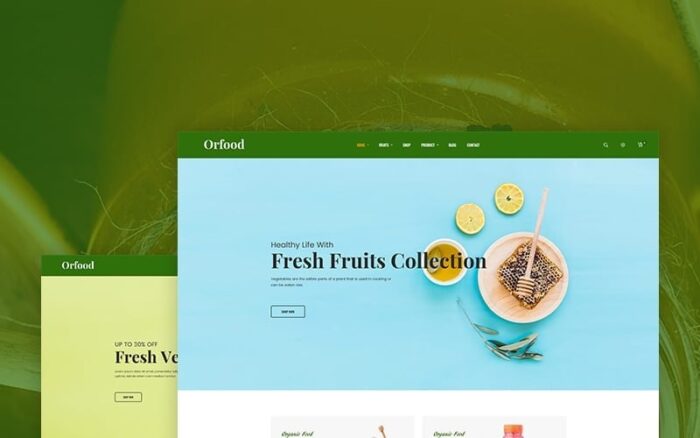 Orfood - Tema Shopify Makanan Organik