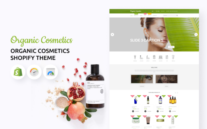 Tema Shopify Kosmetik Organik