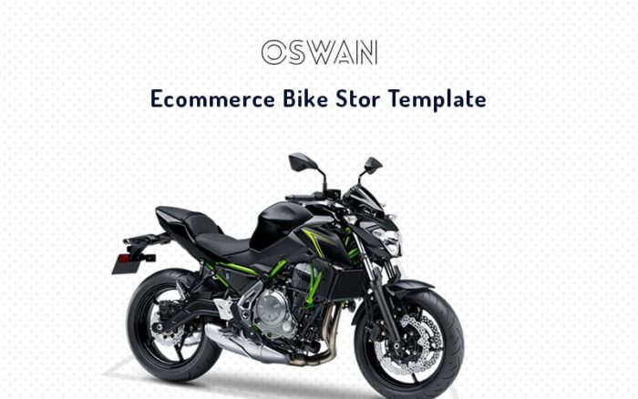 Oswan - Template Situs Web Toko Sepeda eCommerce