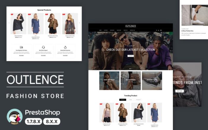 OutLence - Tema PrestaShop Fashion dan Aksesoris yang Menakjubkan