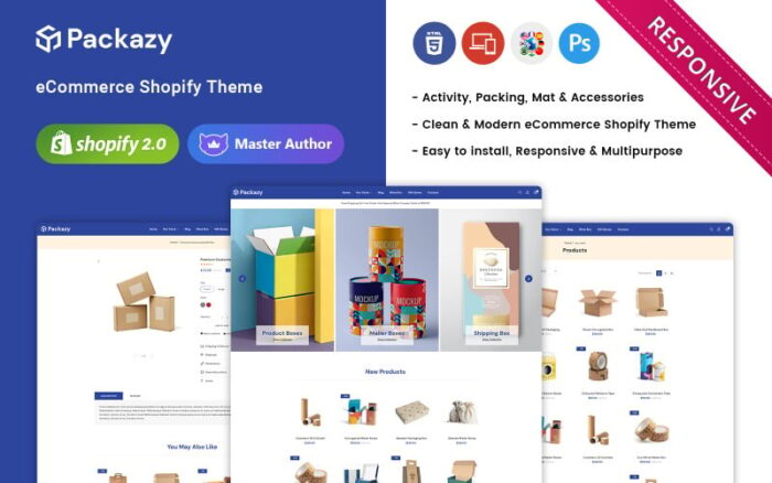 Packazy - Tema Responsif Shopify untuk Pengepakan