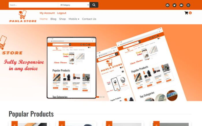 Pahla Store Wocommerce Theme