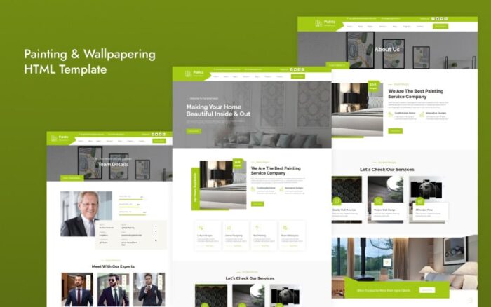 Template HTML Cat-Lukisan & Pelapis Dinding