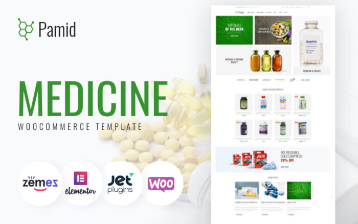 Pamid - Tema WooCommerce Responsif Toko Obat