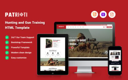 Patrioti - Hunting and Gun Training Website Template