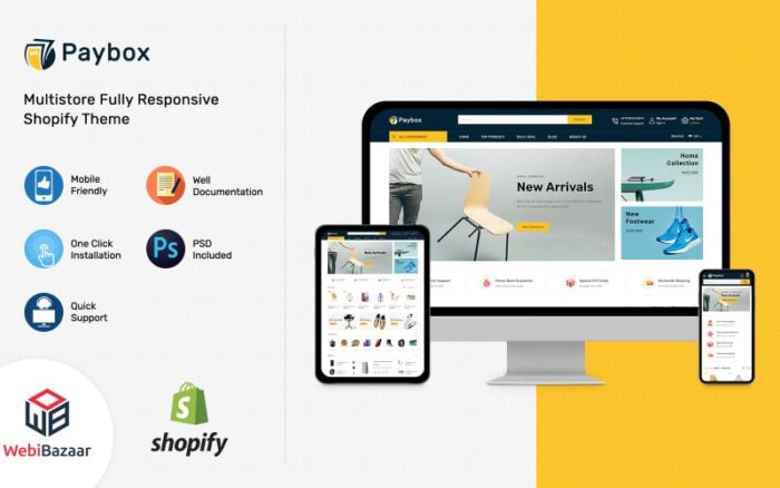 Paybox - Tema Shopify Elektronik Serbaguna