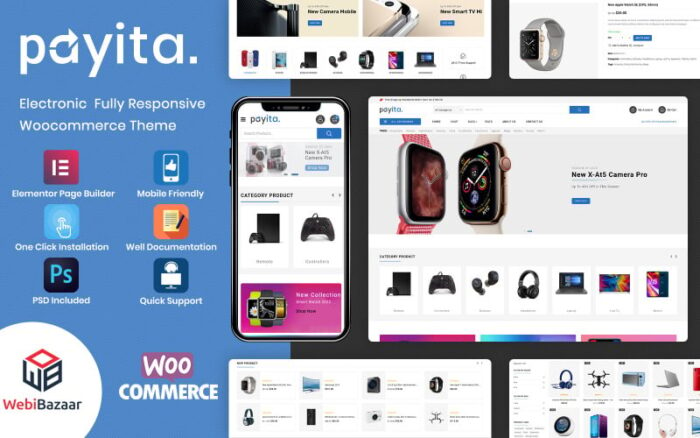 Payita - Tema Elektronik WooCommerce Serbaguna