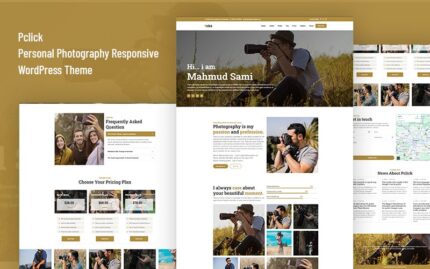 Pclick - Personal Photography WordPress Theme