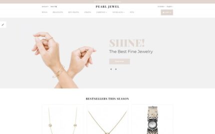 Pearl Jewel - Template OpenCart Toko Perhiasan Online yang Canggih