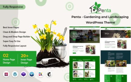 Penta - Tema WordPress Berkebun dan Lansekap