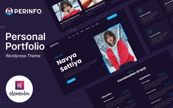 Perinfo - Tema WordPress Portofolio Pribadi