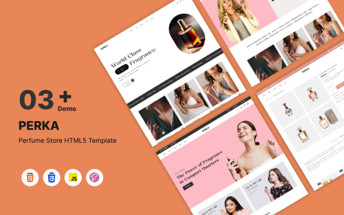 Perka - Template HTML5 Toko Parfum