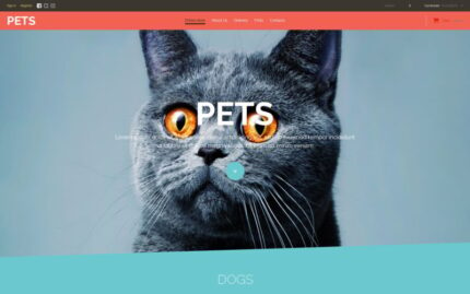 Pet Store VirtueMart Template