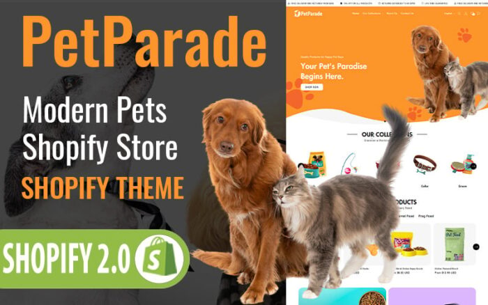 PetParade - Tema Shopify Responsif Toko Hewan & Hewan Piaraan 2.0