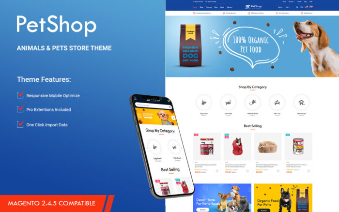 Petshop - Toko Hewan dan Hewan Peliharaan Tema Magento 2