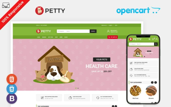 Petty - Templat OpenCart