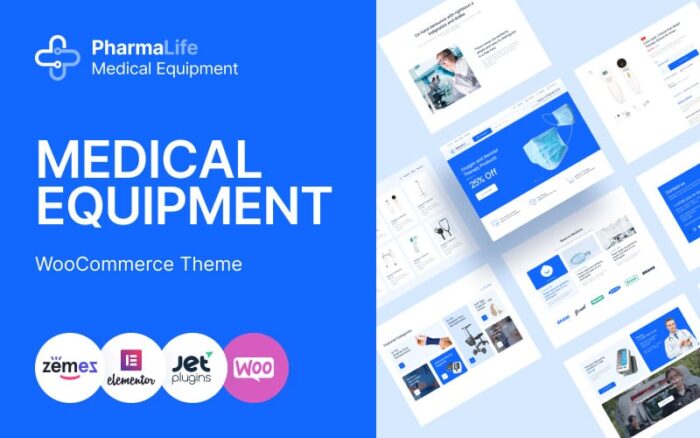 PharmaLife - Tema Responsif WordPress WooCommerce Farmasi