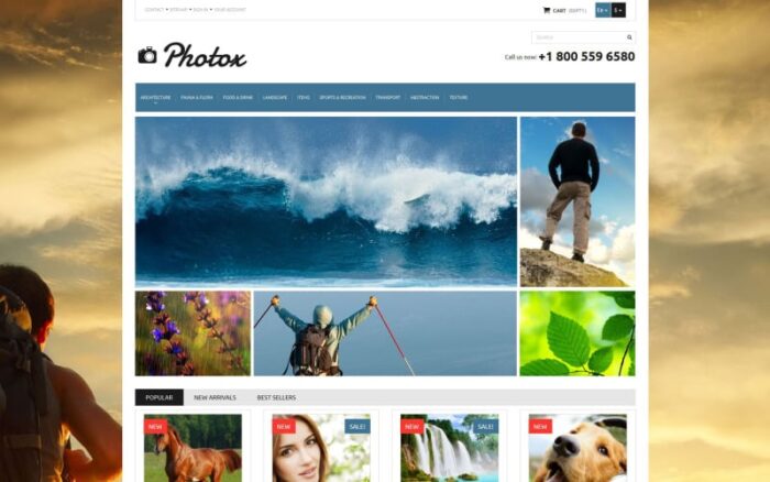 Tema PrestaShop Foto dan Video