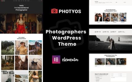 Photyos - Photographers WordPress Theme