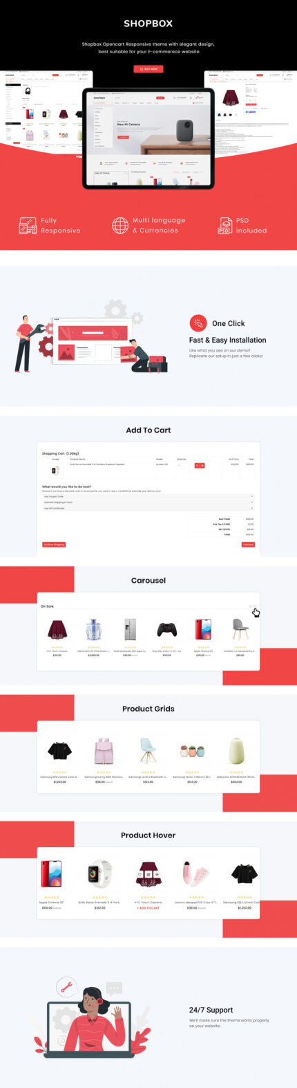 Shopbox - Template Minimal OpenCart 3 - Fitur Gambar 1