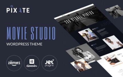 Pixate - Movie Studio WordPress theme