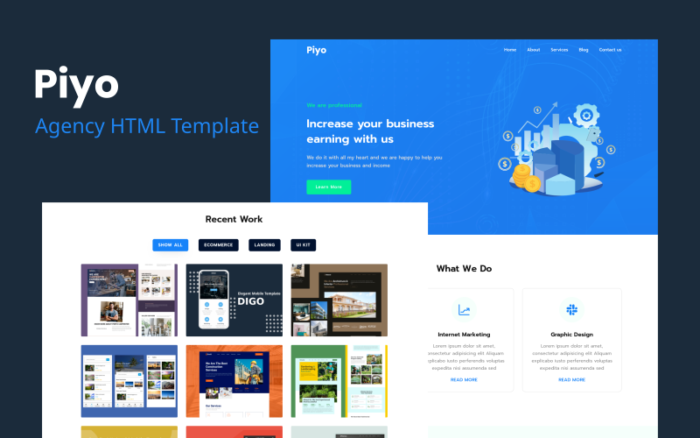 Piyo - Agency HTML Template