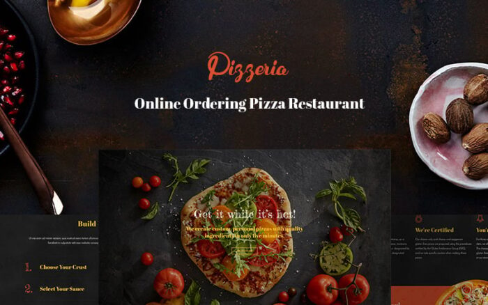 Template Situs Web Pembuat Pizza - Pizzeria