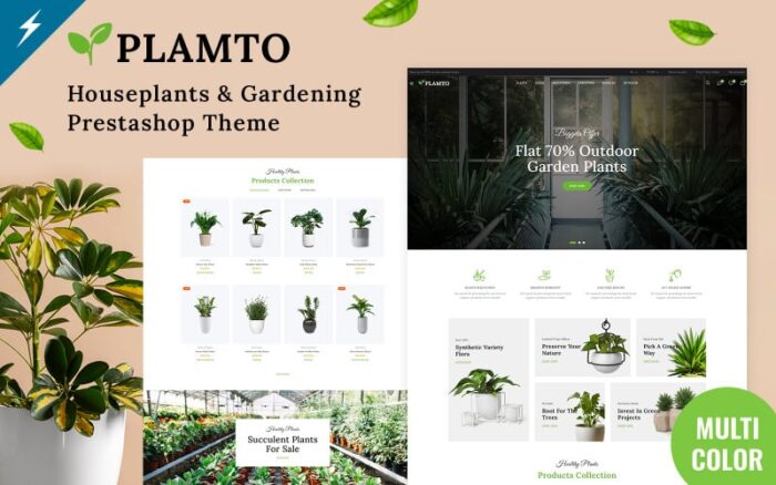 Plamto Plants - Tema PrestaShop Tanaman Hias & Berkebun