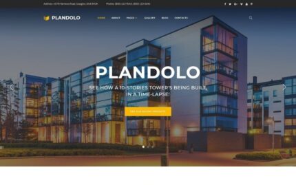 Plandolo - Template Joomla Perusahaan Konstruksi