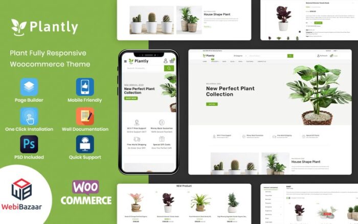 Plantly - Tema WooCommerce Tanaman dan Pembibitan