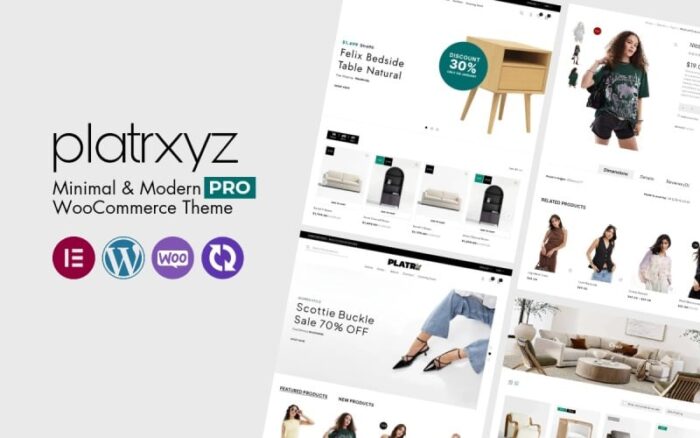 Platrxyz Pro - Tema WooCommerce Minimal