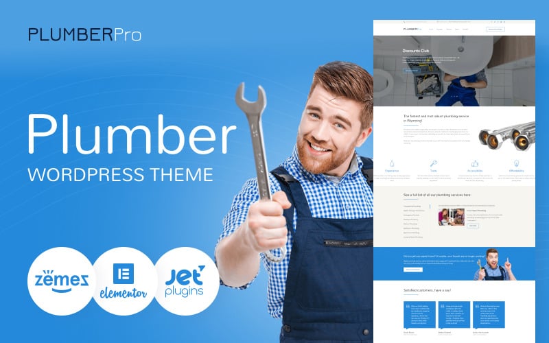 PlumberPro - Tema WordPress Tukang Ledeng yang Andal dan Inovatif