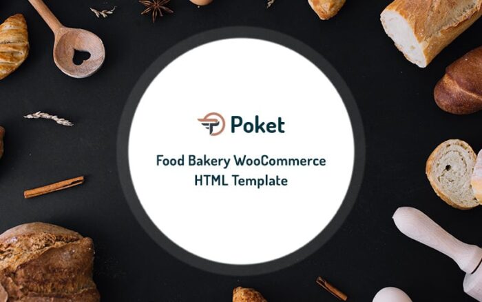 Poket - Template Situs Web Toko Makanan dan Roti