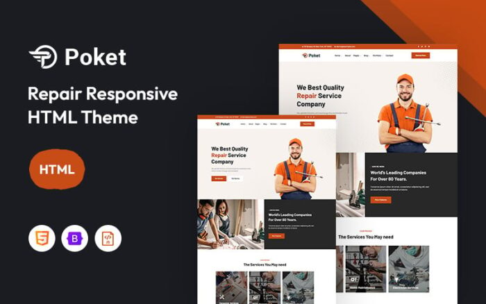 Poket – Perbaiki Template Situs Web Responsif