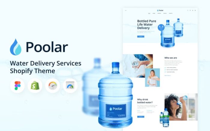 Poolar - Shopify Water Delivery Services Theme