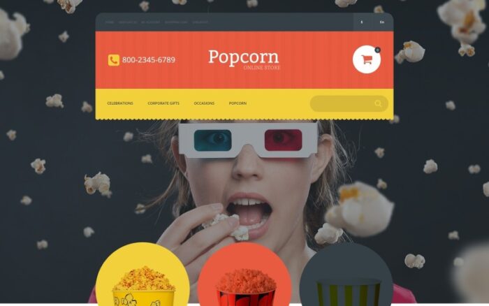 Template OpenCart Toko Online Popcorn