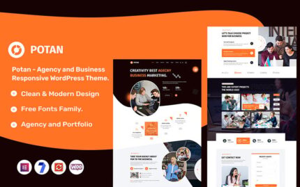 Potan - Agency and Business Responsive WordPress Theme