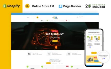 Power Tools and Accessories Store Shopify Theme