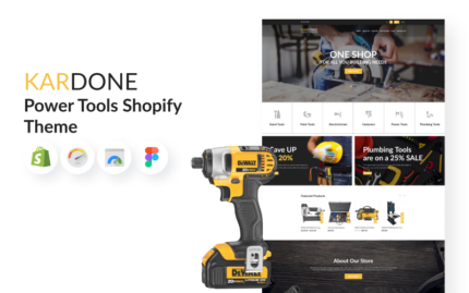 Power Tools Shopify Theme, Construction