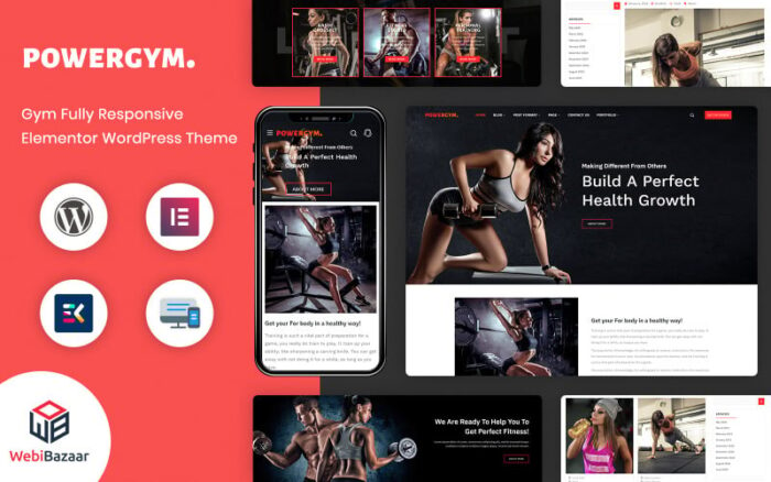 PowerGym - Tema WordPress Kebugaran dan Binaraga Serbaguna