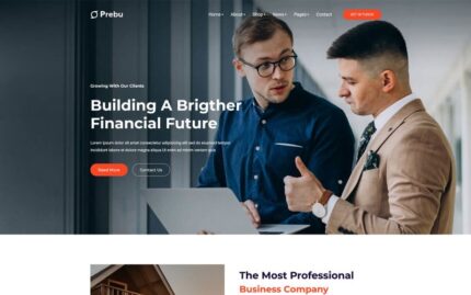 Prebu - Creative Business Agency HTML Bootstrap Template