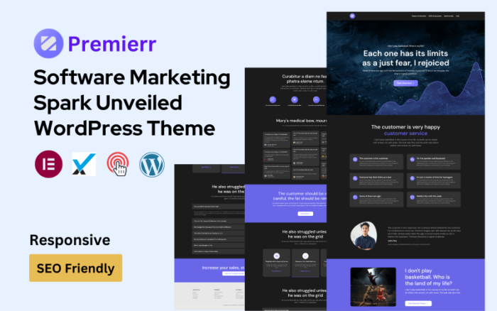 Premier - Software Marketing Spark Meluncurkan Tema WordPress