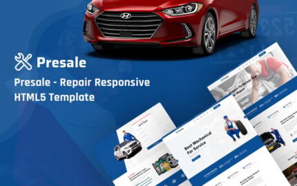 Presale- Repair Responsive HTML5 Website Template