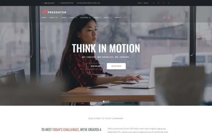 Presentor - Business WordPress Elementor Theme