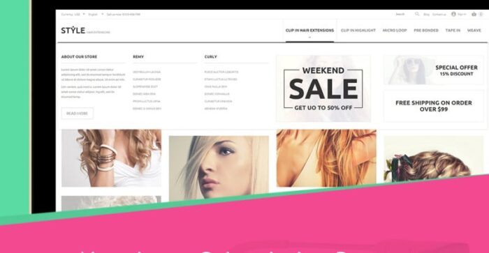 Tema PrestaShop HairStyle - Fitur Gambar 9