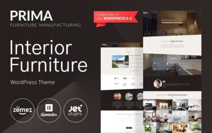 Prima - Interior Decor & Furniture Manufacturing WordPress Theme